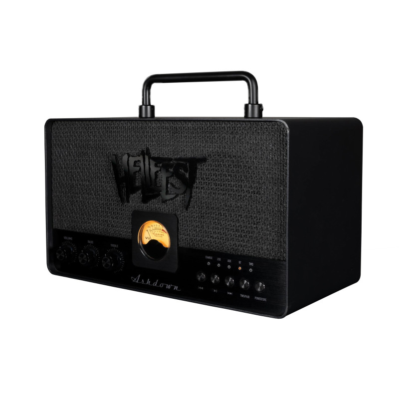 ASHDOWN HBS40 station d'écoute bluetooth hellfest noir 2 x 20w fonctionnant sur batterie