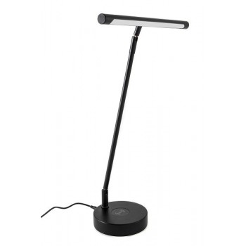 NovoLido 10W Lampe de Piano, Lampe de bureau LED avec Base et Pince, Lampe  pupitre Musique pour Lecture, Lire, Claviers, Travail, Table, Chevet, 3  Modes de Couleur et Gradation en Continu, Noir 