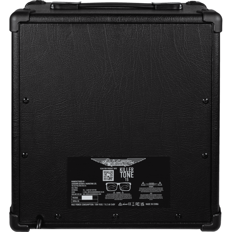 ASHDOWN KT-15 combo killertone 15 watts 1x8"