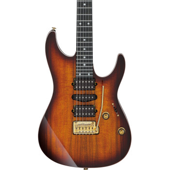 IBANEZ AZ47P2KDEB Dragon Eye Burst Guitare electrique avec housse