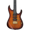 IBANEZ AZ47P2KDEB Dragon Eye Burst Guitare electrique avec housse