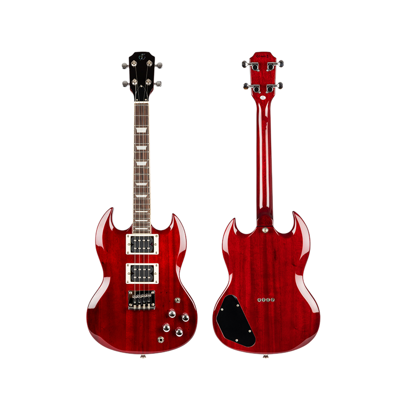 FLIGHT Pioneer Tenor Electric Ukulele - Cherry Red