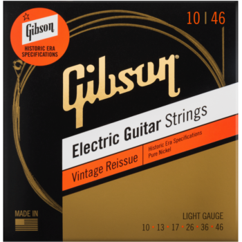 GIBSON ACCESSORIES SEG-HVR10 vintage reissue electric guitar strings light