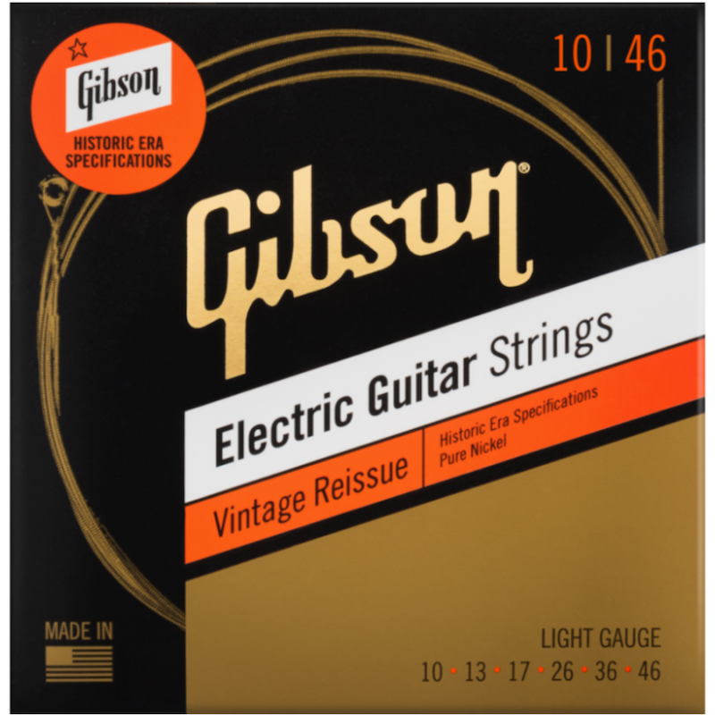 GIBSON ACCESSORIES SEG-HVR10 vintage reissue electric guitar strings light