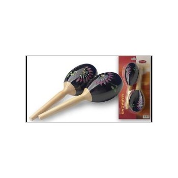 FUZEAU - Paire de Maracas Violettes - L. 20 cm - Bois Naturel Peint - Forme  Typique des Instruments d'Amérique Latine - Idéales Apprentissage Rythmique  : : Instruments de musique