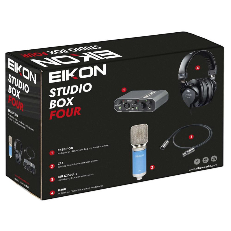 EIKON EKSBFOUR Kit d'enregistrement Home Studio