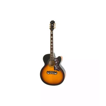 EPIPHONE J-200 EC Studio Solid Top Fishman Presys Vintage Sunburst