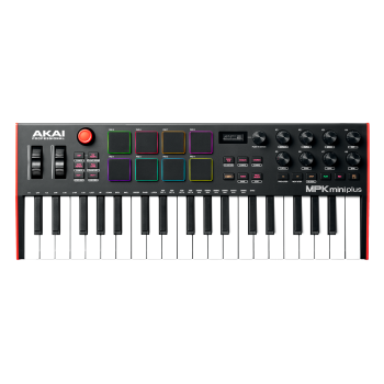 AKAI MPK MINI PLUS clavier maître usb 37 mini-notes 8 pads rvb 8 encodeurs