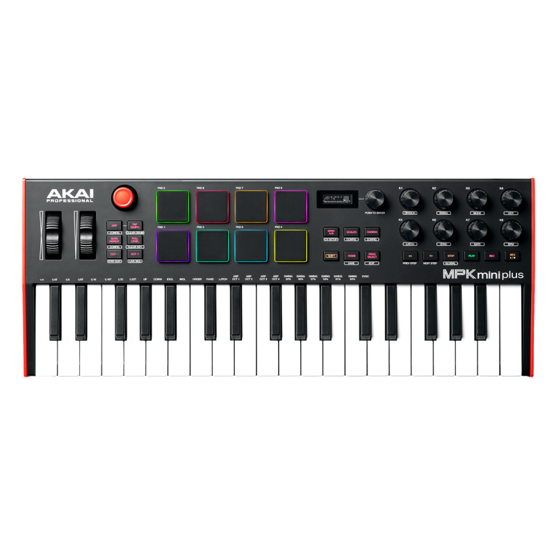 AKAI MPK MINI PLUS clavier maître usb 37 mini-notes 8 pads rvb 8 encodeurs