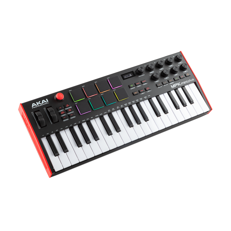 AKAI MPK MINI PLUS clavier maître usb 37 mini-notes 8 pads rvb 8 encodeurs