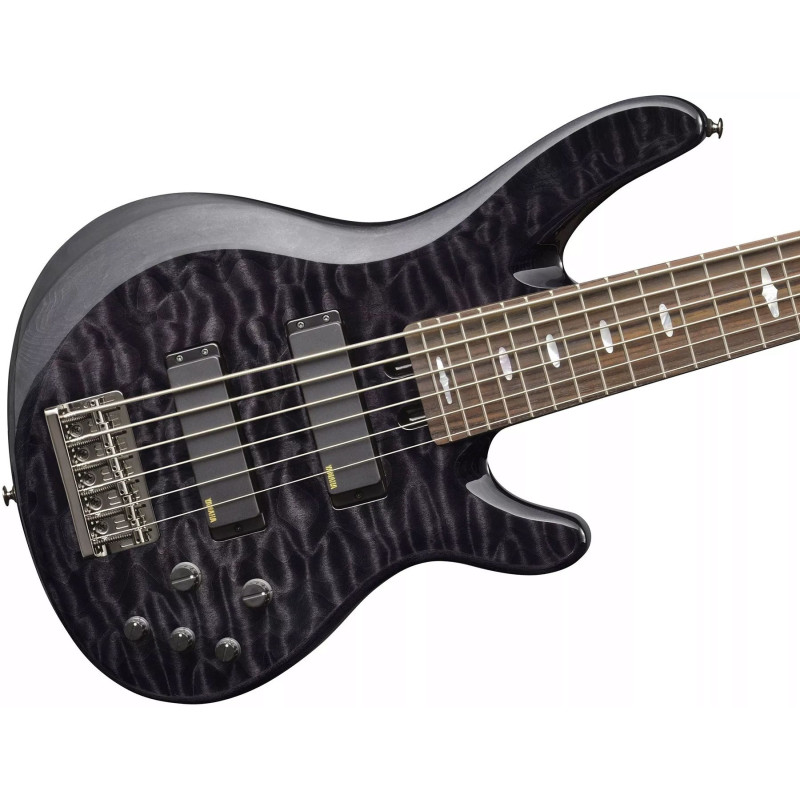 YAMAHA TRB1006JTBL basse electrique 6 cordes translucent black
