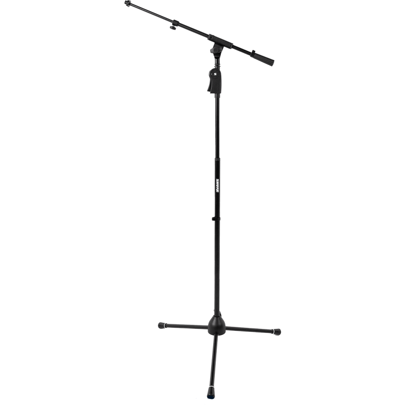 SHURE BY GATOR SH-TPSTANDTBMDX pied de micro de sol base trepied perchette avec poignée ergonomique