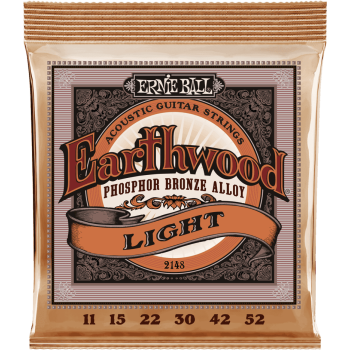 ERNIE BALL 2148 earthwood phosphore bronze light 11-52