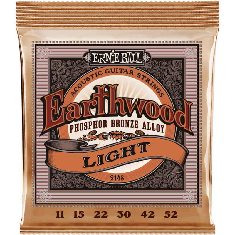 ERNIE BALL 2148 earthwood phosphore bronze light 11-52