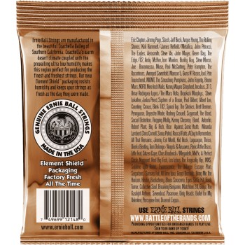 ERNIE BALL 2148 earthwood phosphore bronze light 11-52