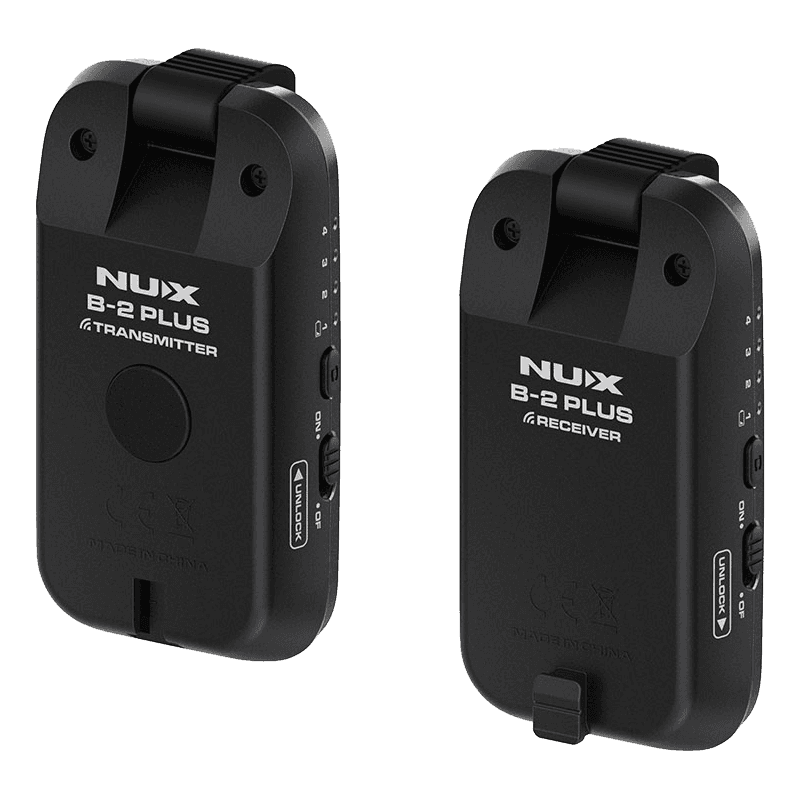 NUX B2-PLUS système sans-fil guitare 2,4 ghz 4 canaux