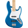 FENDER Standard Jazz Bass touche erable plaque blanche Aqua Marine Metallic