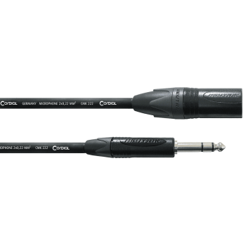 CORDIAL CPM2.5MV câble audio stéréo xlr mâle/jack 2,5 m