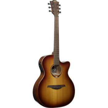 LAG T118ABCE-BRS auditorium bevel cutaway electro brown shadow