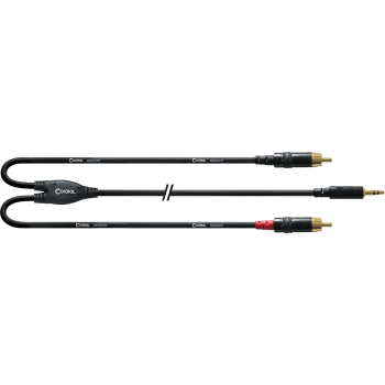 CORDIAL CFY3WCC câble y bretelle minijack stéréo/2 rca 3 m