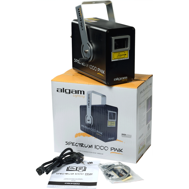 ALGAM LIGHTING SPECTRUM1000PINK laser 1w rose