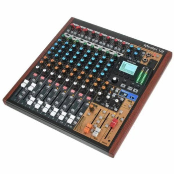 TASCAM Model 12 Console de mixage analogique 10 voies et enregistreur 12 canaux sur carte SD