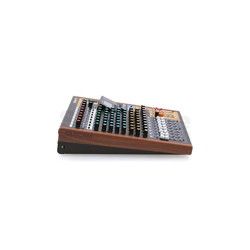 TASCAM Model 12 Console de mixage analogique 10 voies et enregistreur 12 canaux sur carte SD