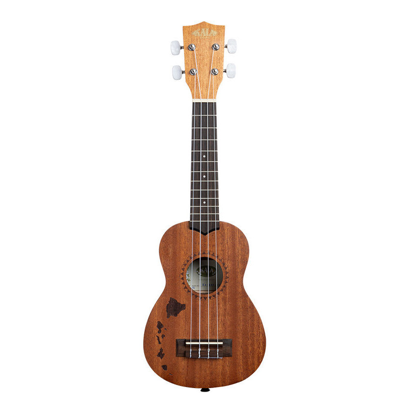 KALA KA-15S-H1-BAG KA-15 Soprano Mahogany motif Hawaiian island livre avec housse