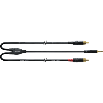 CORDIAL CFY3WCC-LONG câble y bretelle minijack/2 rca longs 3 m