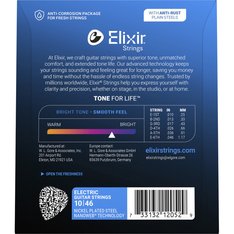 ELIXIR 12052 electric nanoweb l 10-46