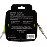 ERNIE BALL 6414 câbles instrument flex jack/jack 3m vert