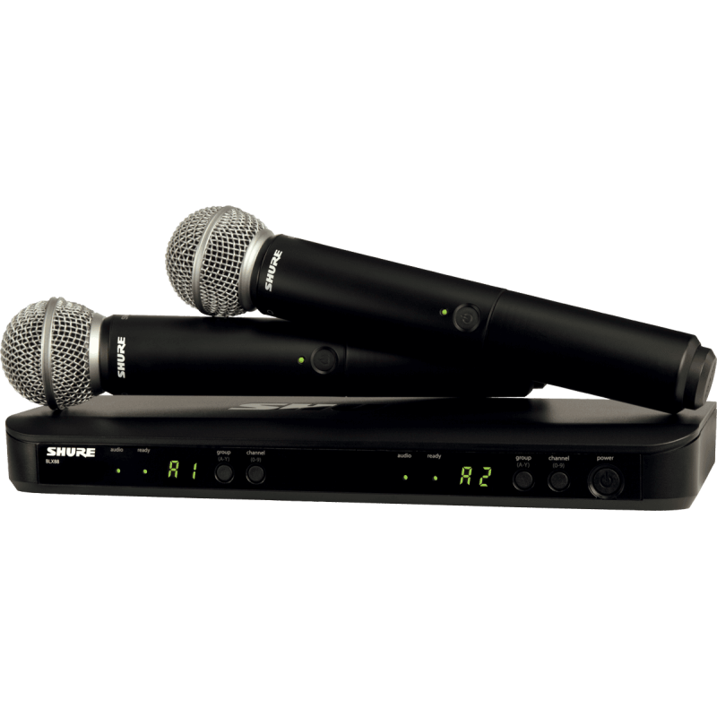 SHURE BLX288E-SM58-M17 blx récepteur double & micro sm58 - m17
