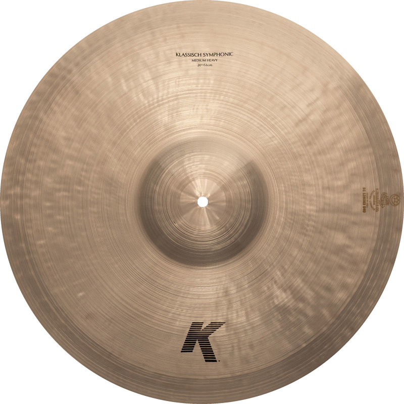 ZILDJIAN K2213 cymbale 20" k klassisch symphonic medium heavy paire
