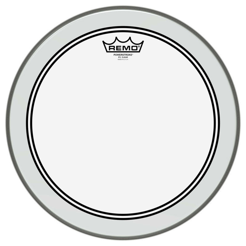 REMO P3-0314-BP peau powerstroke 3 ambassador transparente 14 pour tom/ caisse claire