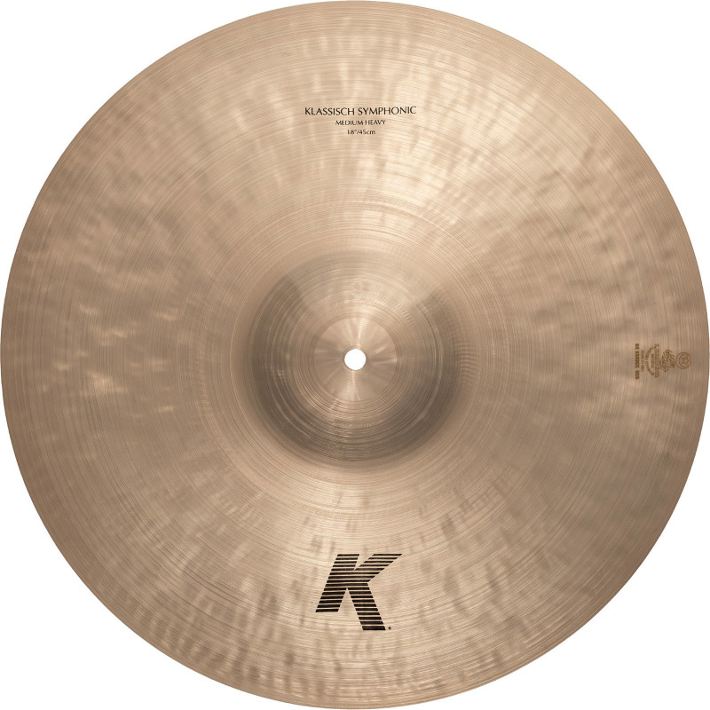 ZILDJIAN K2211 cymbale 18" k klassisch symphonic medium heavy paire