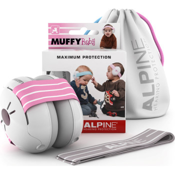 ALPINE MBABY-PK casque alpine muffy baby rose