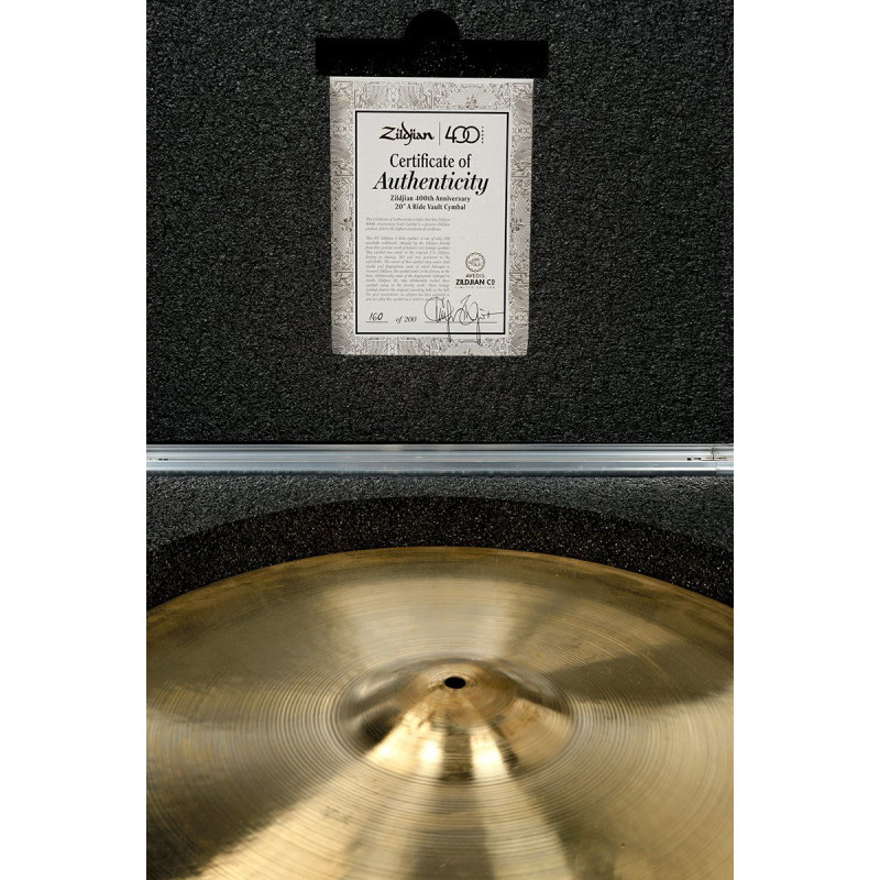 ZILDJIAN A40020 cymbale 20" le 400th anniversary vault ride
