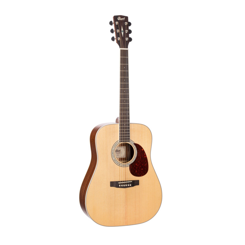 CORT E100TF guitare cort earth100 naturel satine
