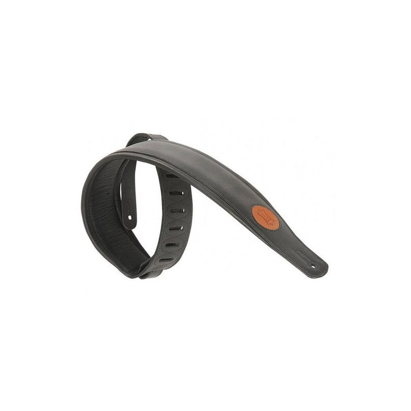 LEVY'S MSS2-BLK 6,4 cm logo Levy's  cuir pleine fleur Black