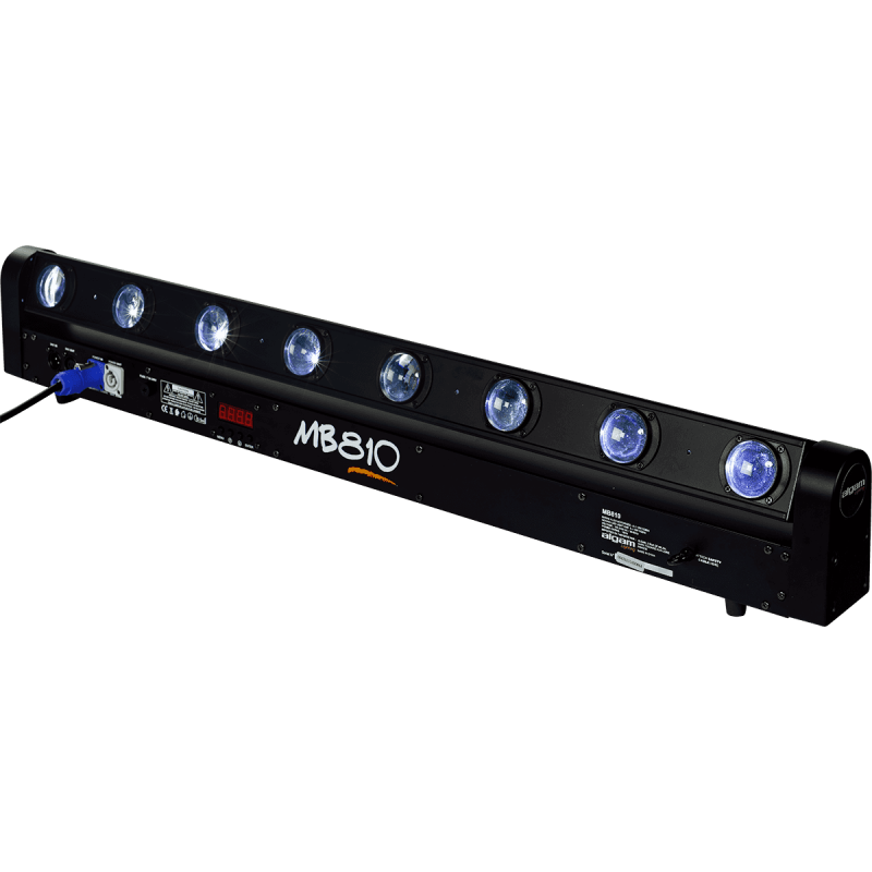 ALGAM LIGHTING MB810 barre motorisée leds 8 x 10w  rgbw