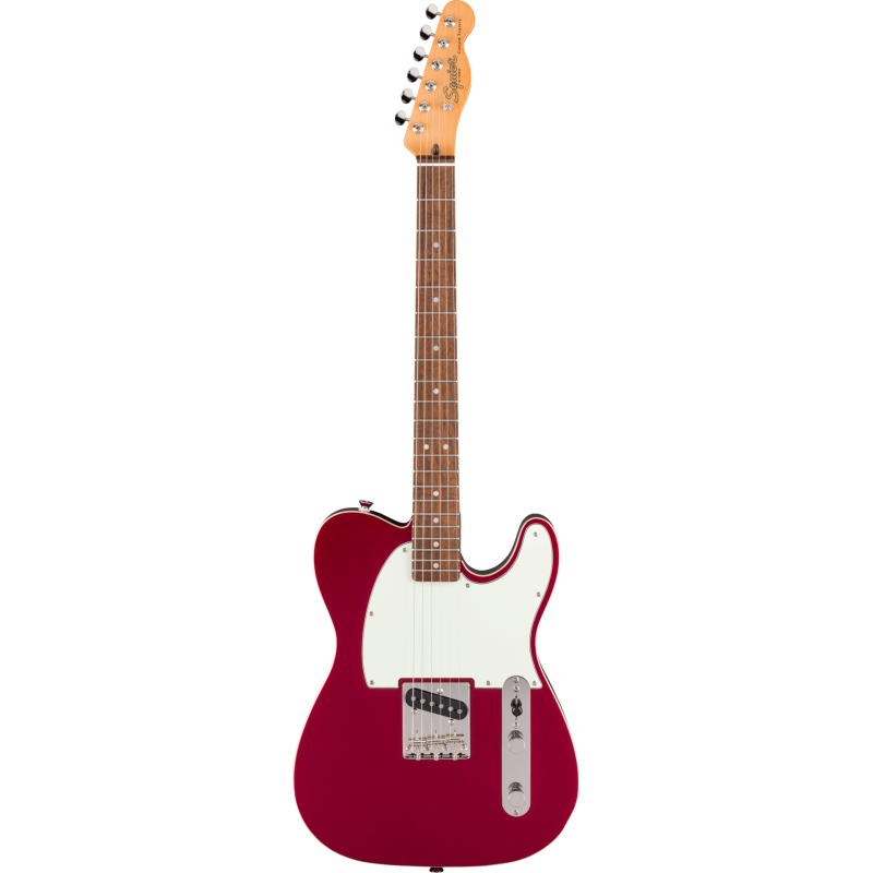 SQUIER Classic Vibe Custom Esquire Laurel Fingerboard Parchment Pickguard Candy Apple Red