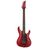 IBANEZ KIKO100TRR Transparent Ruby Red Guitare electrique avec valise