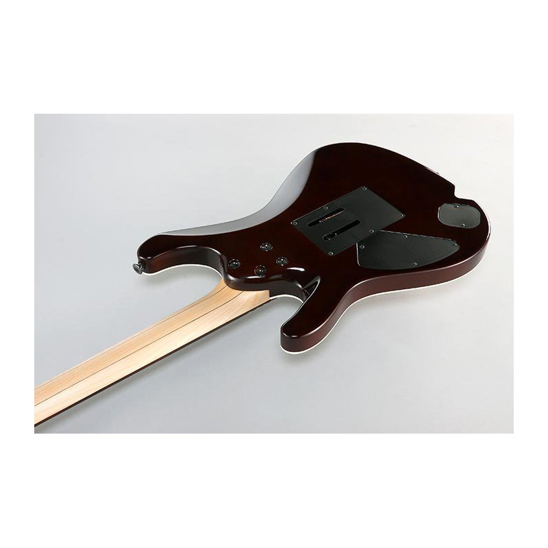 IBANEZ KIKO100TRR Transparent Ruby Red Guitare electrique avec valise