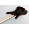 IBANEZ KIKO100TRR Transparent Ruby Red Guitare electrique avec valise
