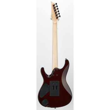 IBANEZ KIKO100TRR Transparent Ruby Red Guitare electrique avec valise