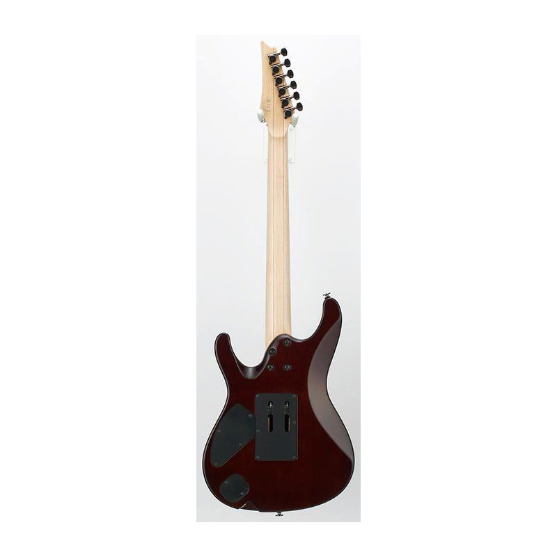 IBANEZ KIKO100TRR Transparent Ruby Red Guitare electrique avec valise