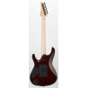 IBANEZ KIKO100TRR Transparent Ruby Red Guitare electrique avec valise