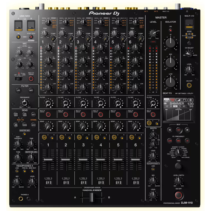PIONEER DJ DJM-V10 6 Channel Mixeur