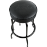 FENDER Embossed Black Logo Barstool Black/Black 30"