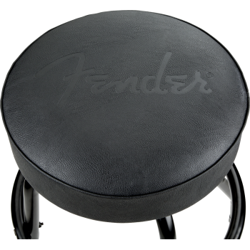 FENDER Embossed Black Logo Barstool Black/Black 30"